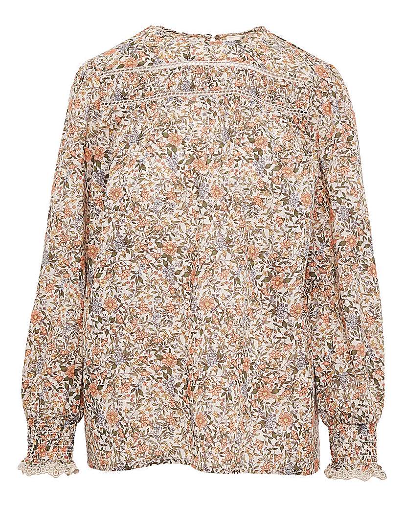Anise Charlotte Ladder Trim Blouse