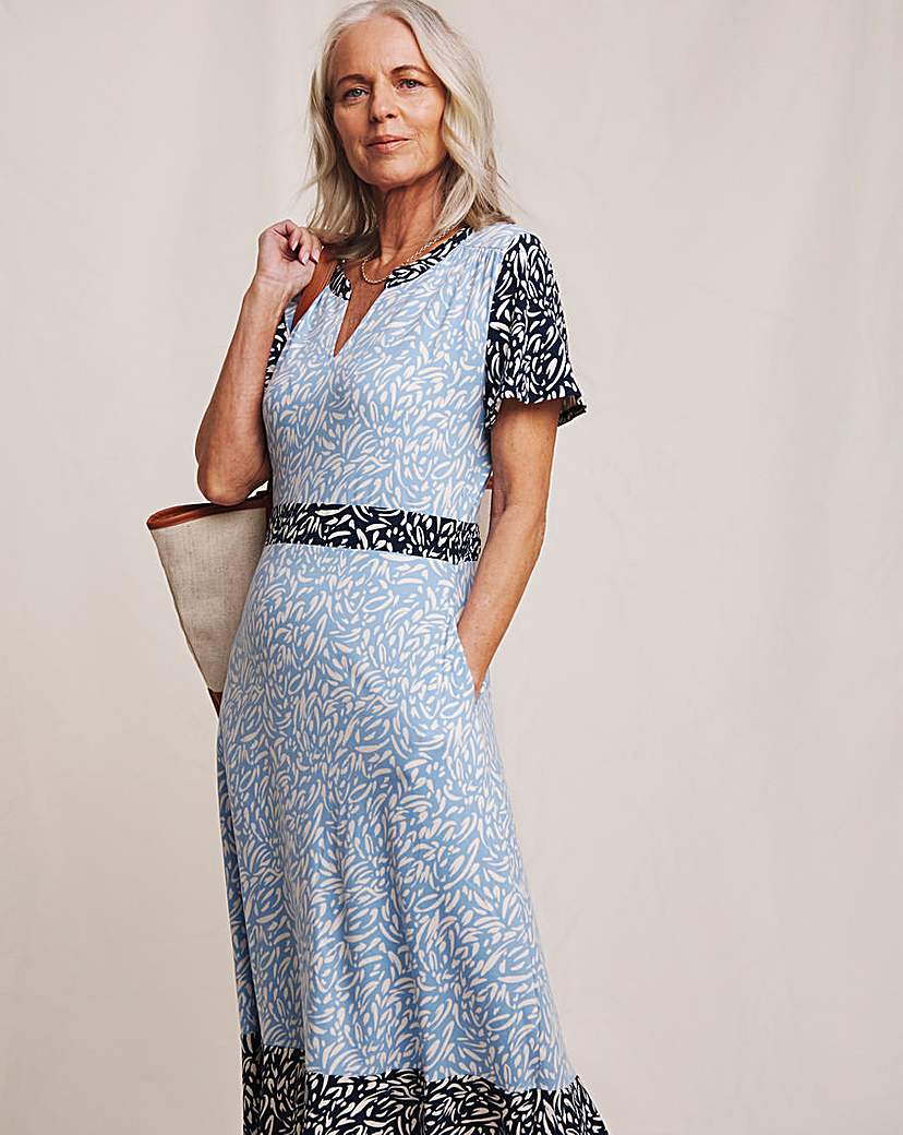 Julipa Mixed Print Jersey Dress