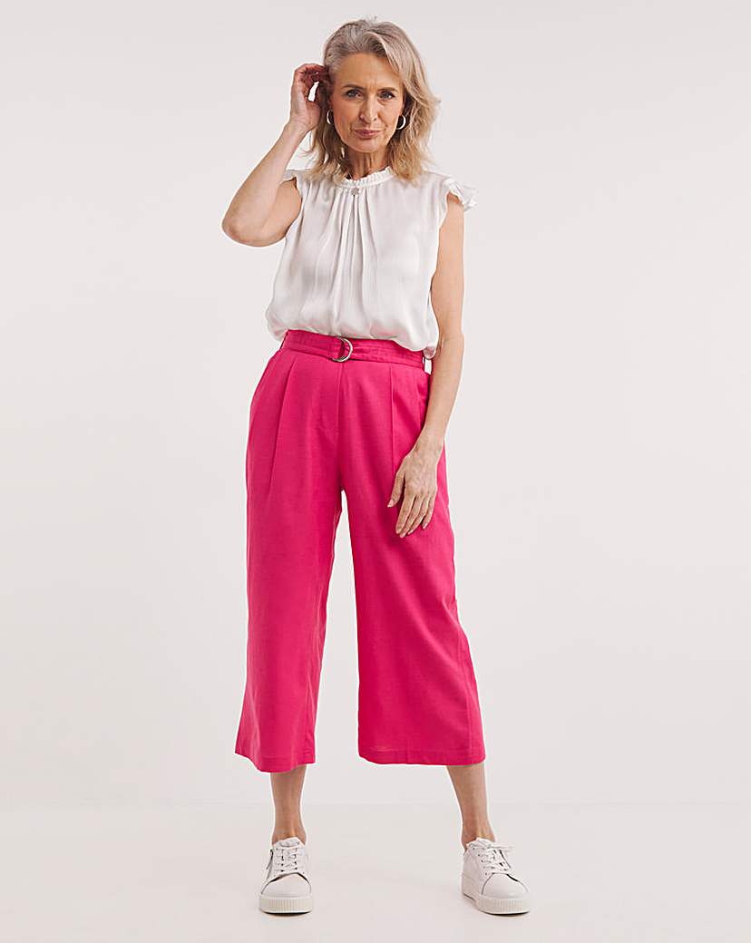 Julipa Linen Crop Trouser