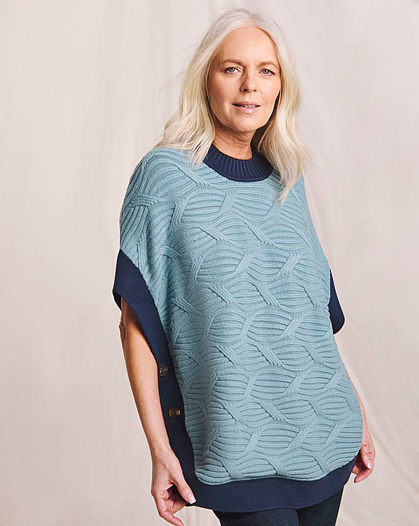 Julipa Textured Poncho