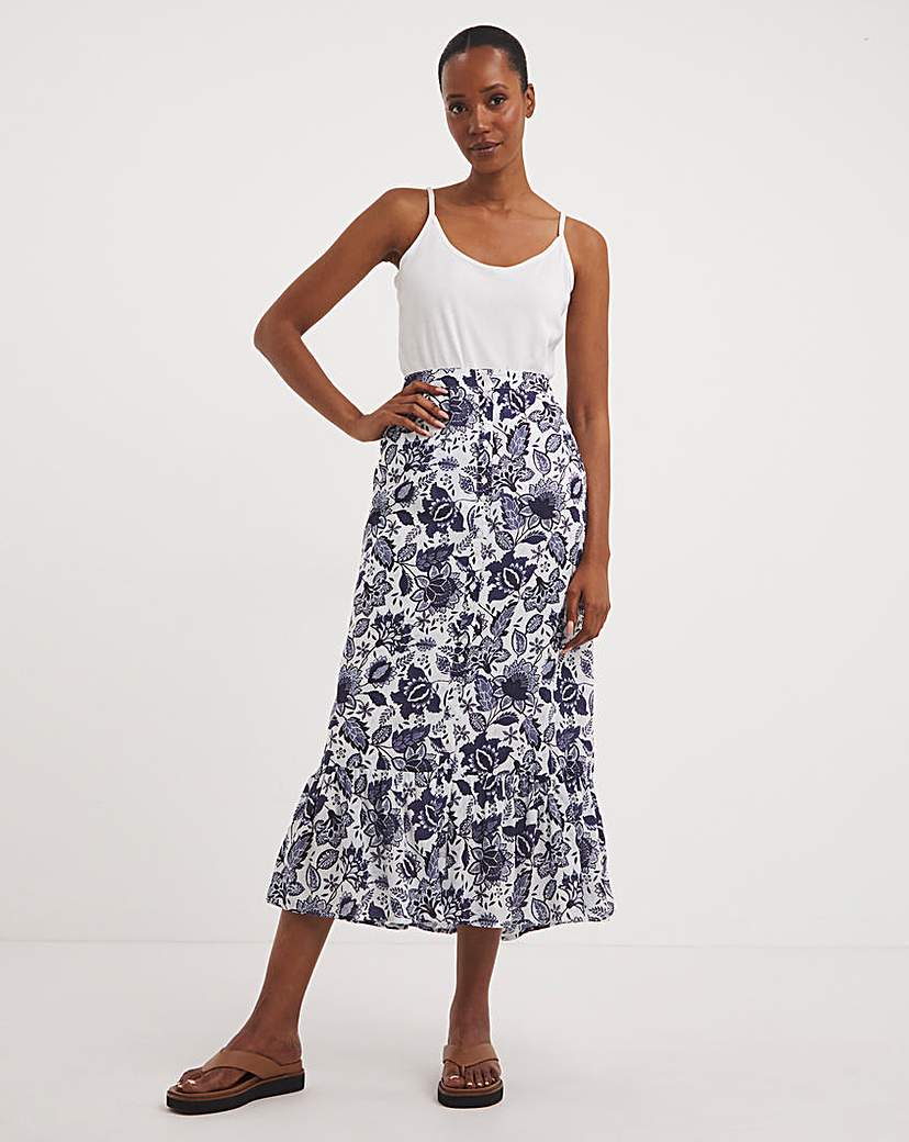Anise Tiered Co-Ord Maxi Skirt