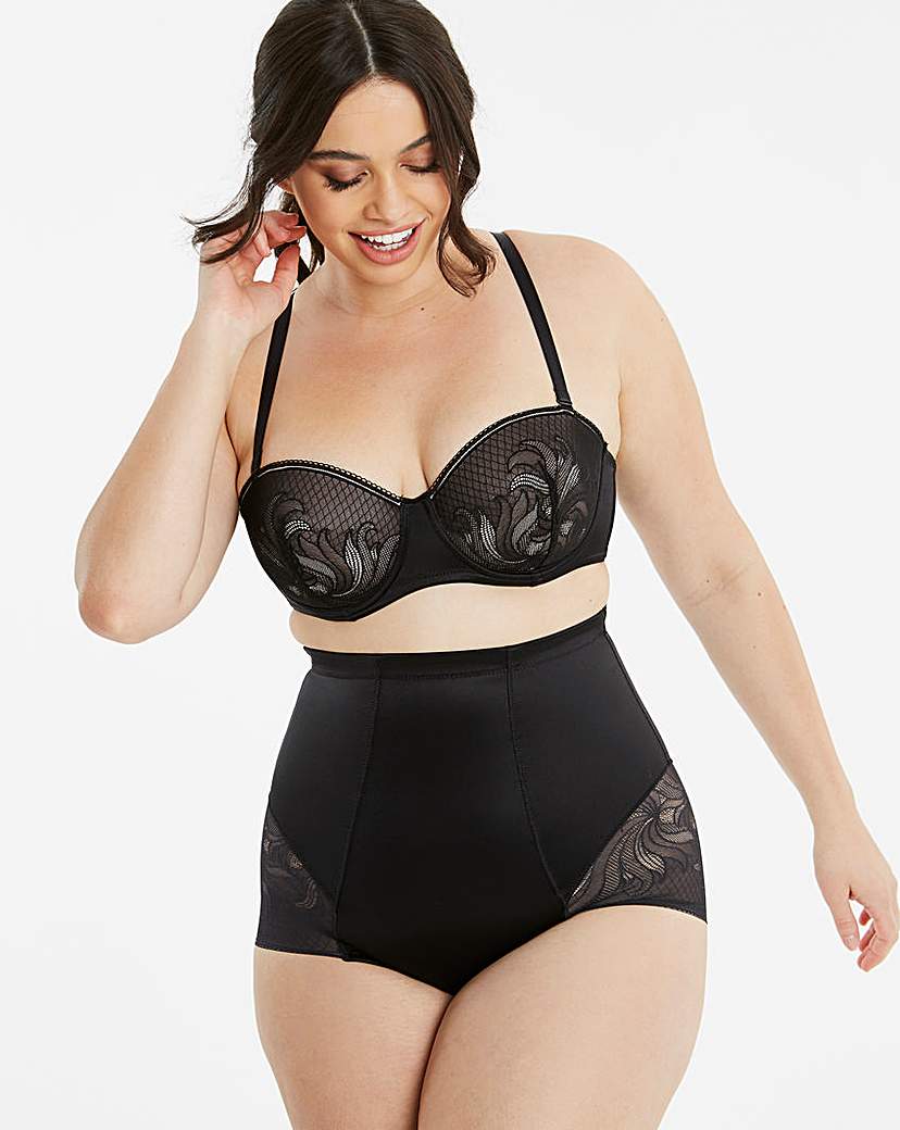 Image of Jacquard Multiway Bra Black