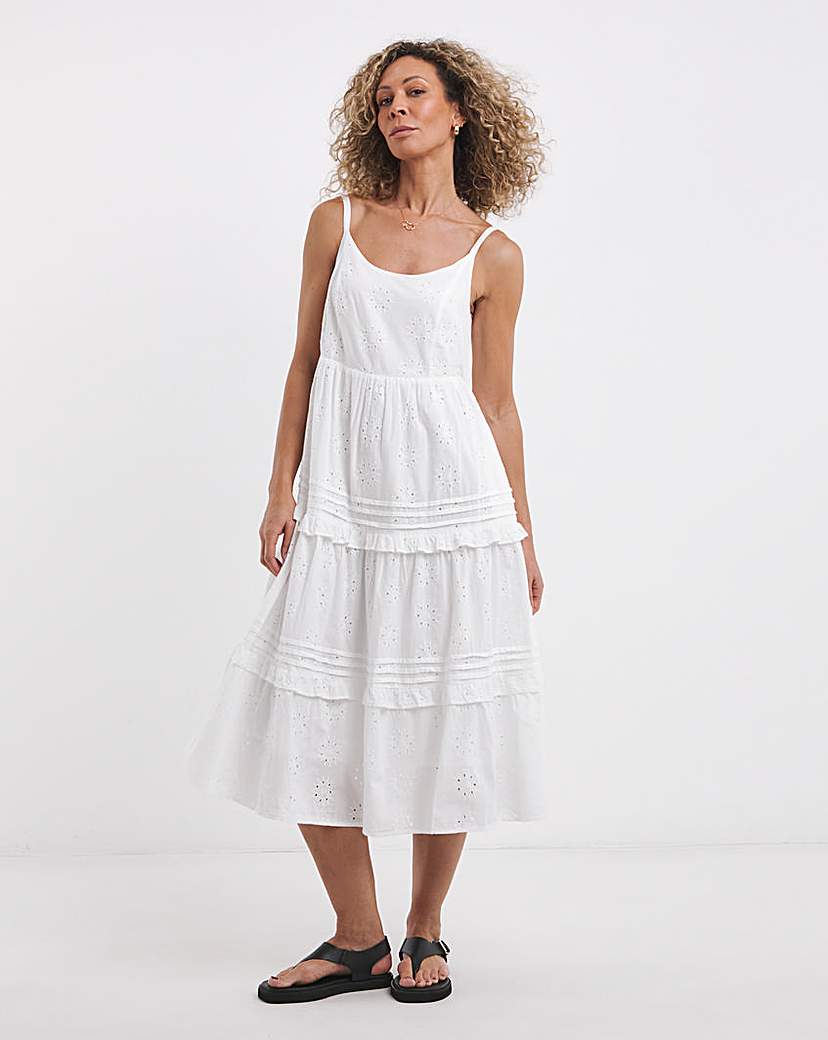 Anise Broderie Frill Trim Sundress