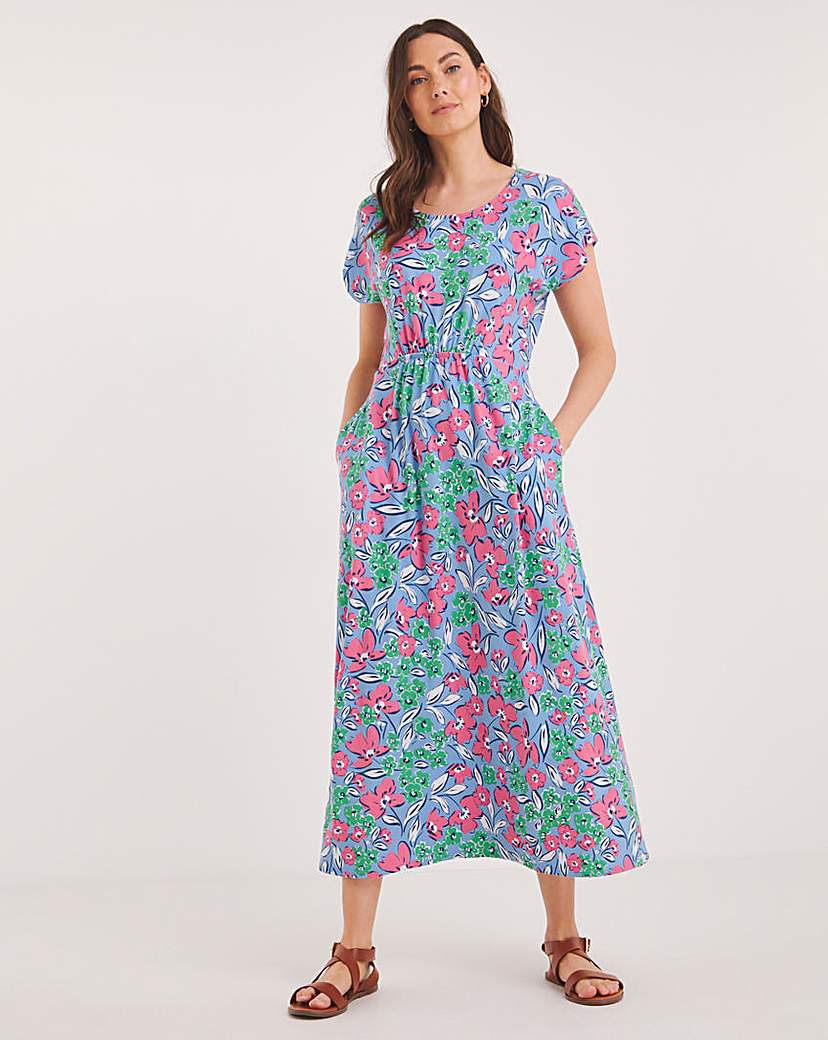 Julipa Gathered Waist Jersey Dress