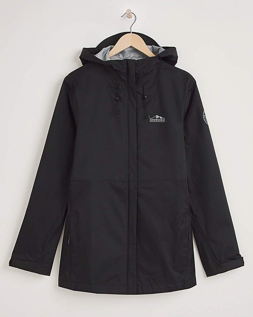 Snowdonia Black Waterproof Coat