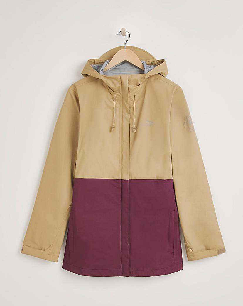 Snowdonia Beige/Wine Waterproof Coat