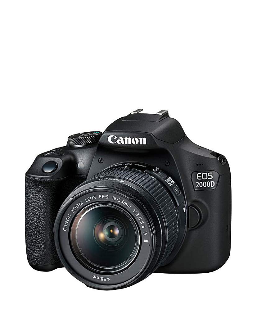 Canon EOS 2000D SLR Camera with Lens