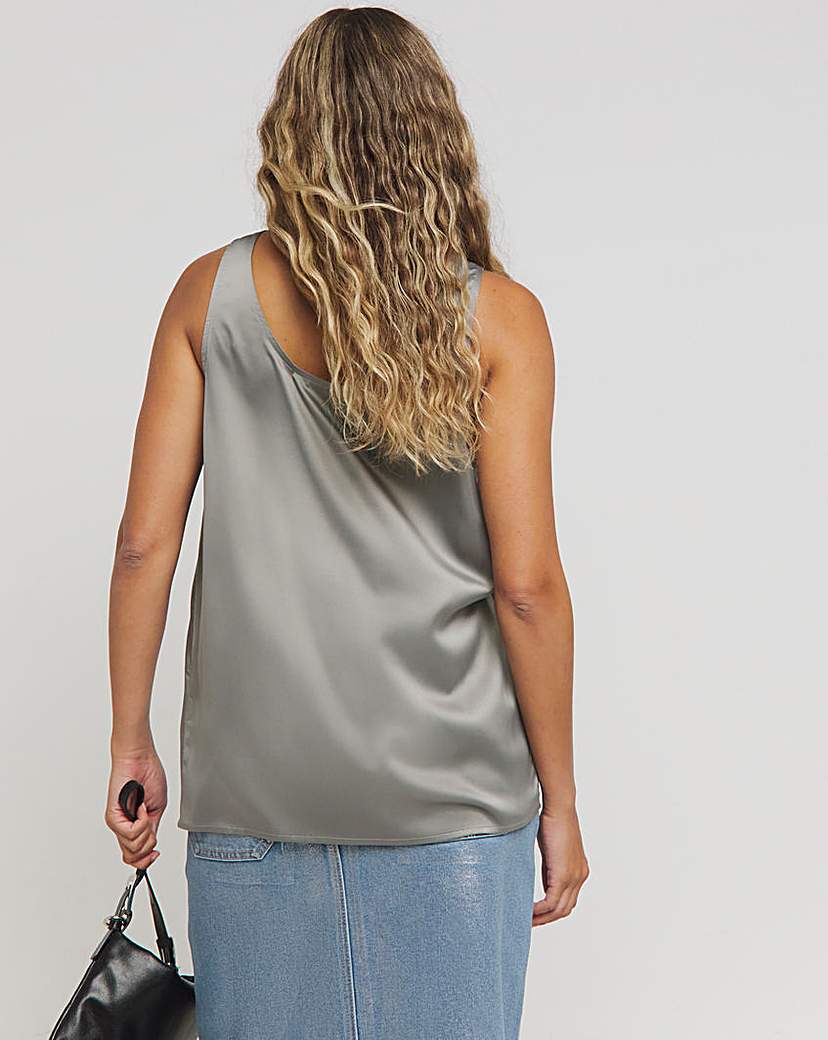 Satin Scoop Neck Cami