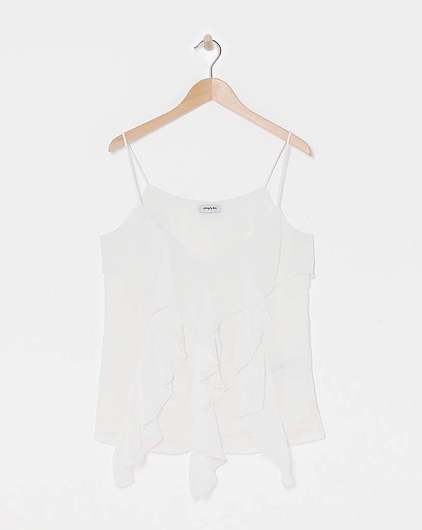 Simply Be Ruffle Front Cami