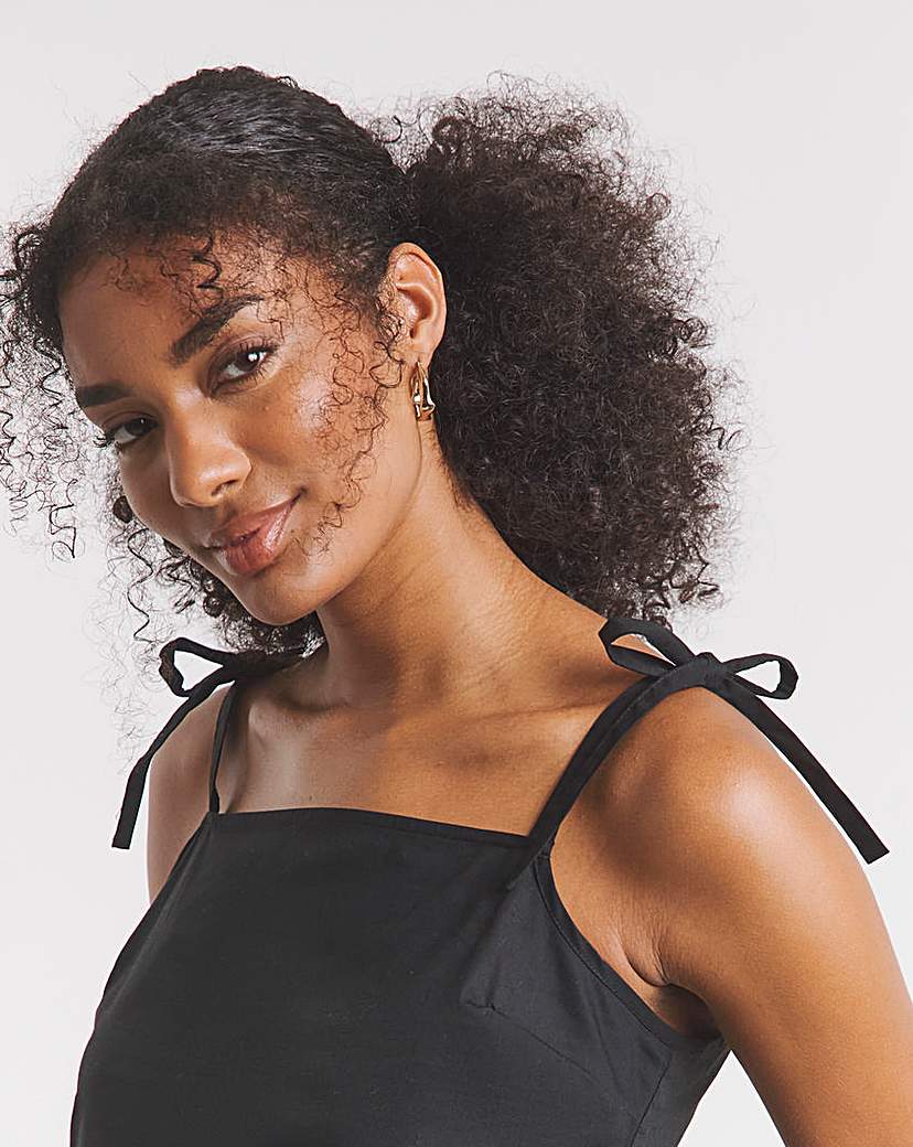 Black Tie Strap Cami