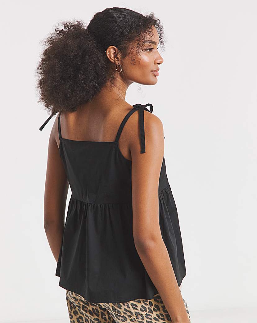 Black Tie Strap Cami