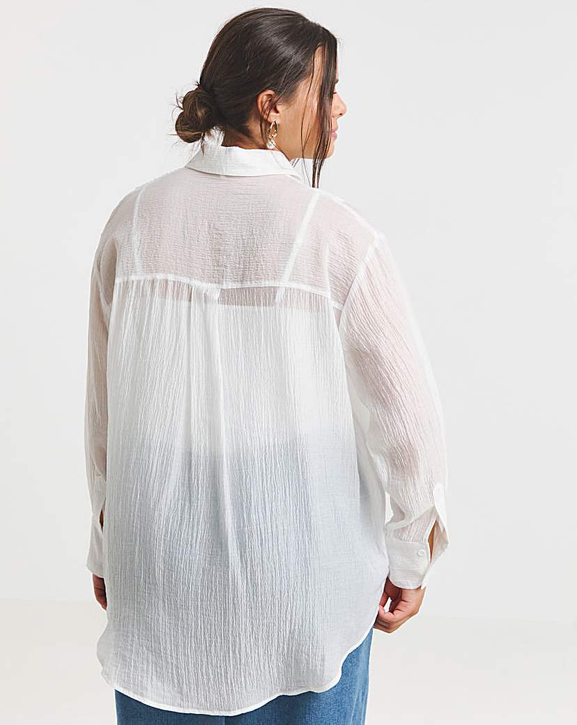 White Pintuck Tuxedo Shirt