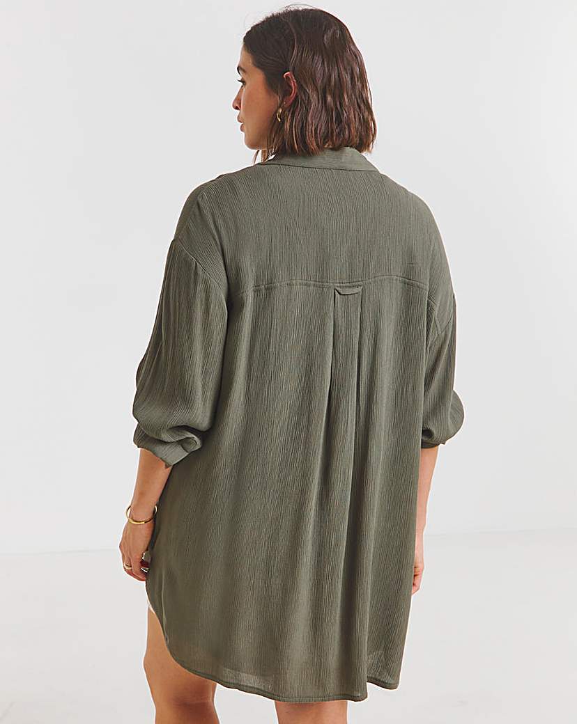 Khaki Crinkle Shirt