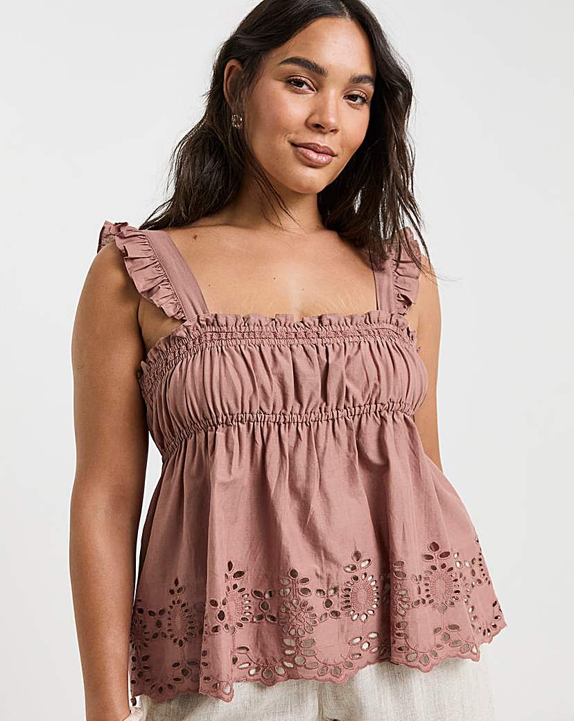 Dusty Rose Detail Vest