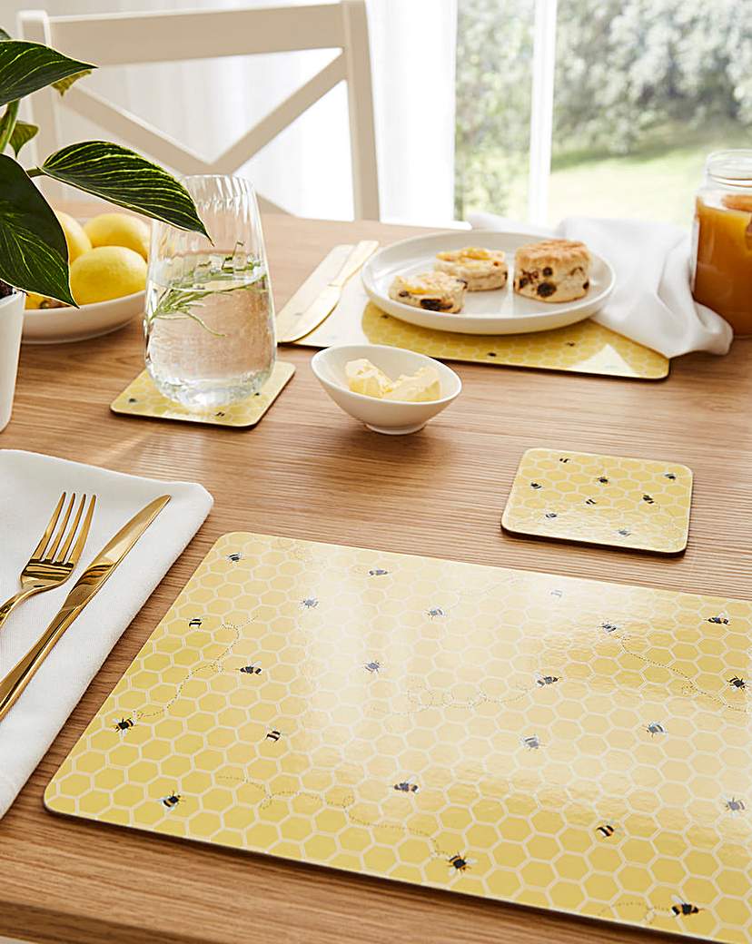 Julipa Bee Placemats and Coasters