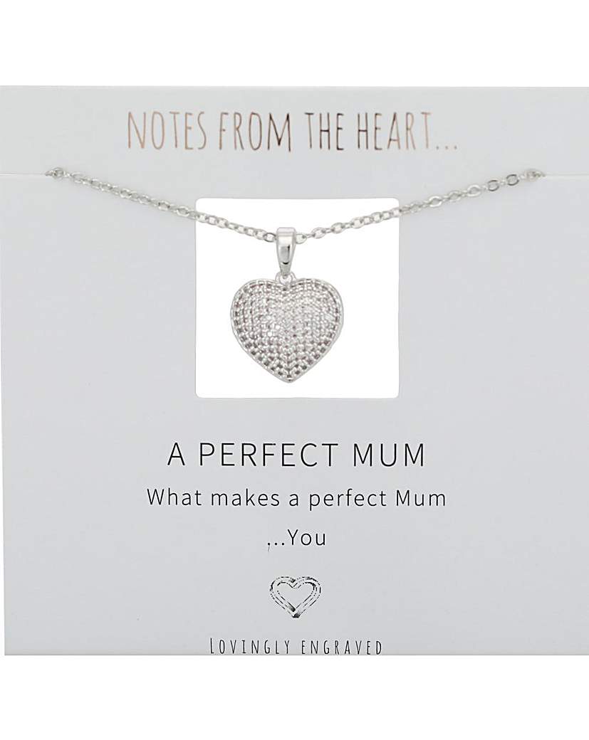 A Perfect Mum Heart Pendant