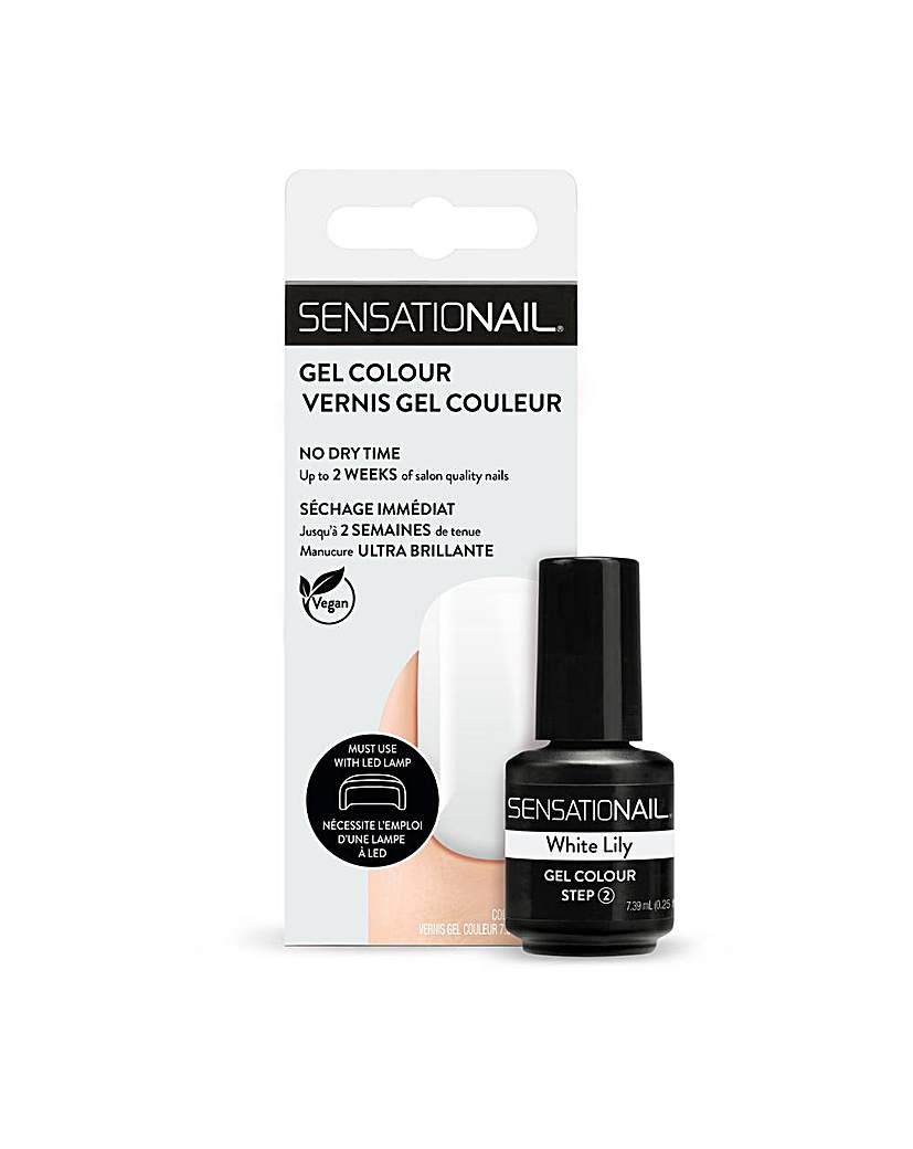 SensatioNail White Lily Gel Polish
