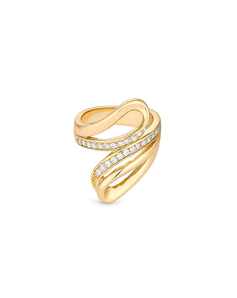 Jon Richard Cubic Zirconia Polished Ring