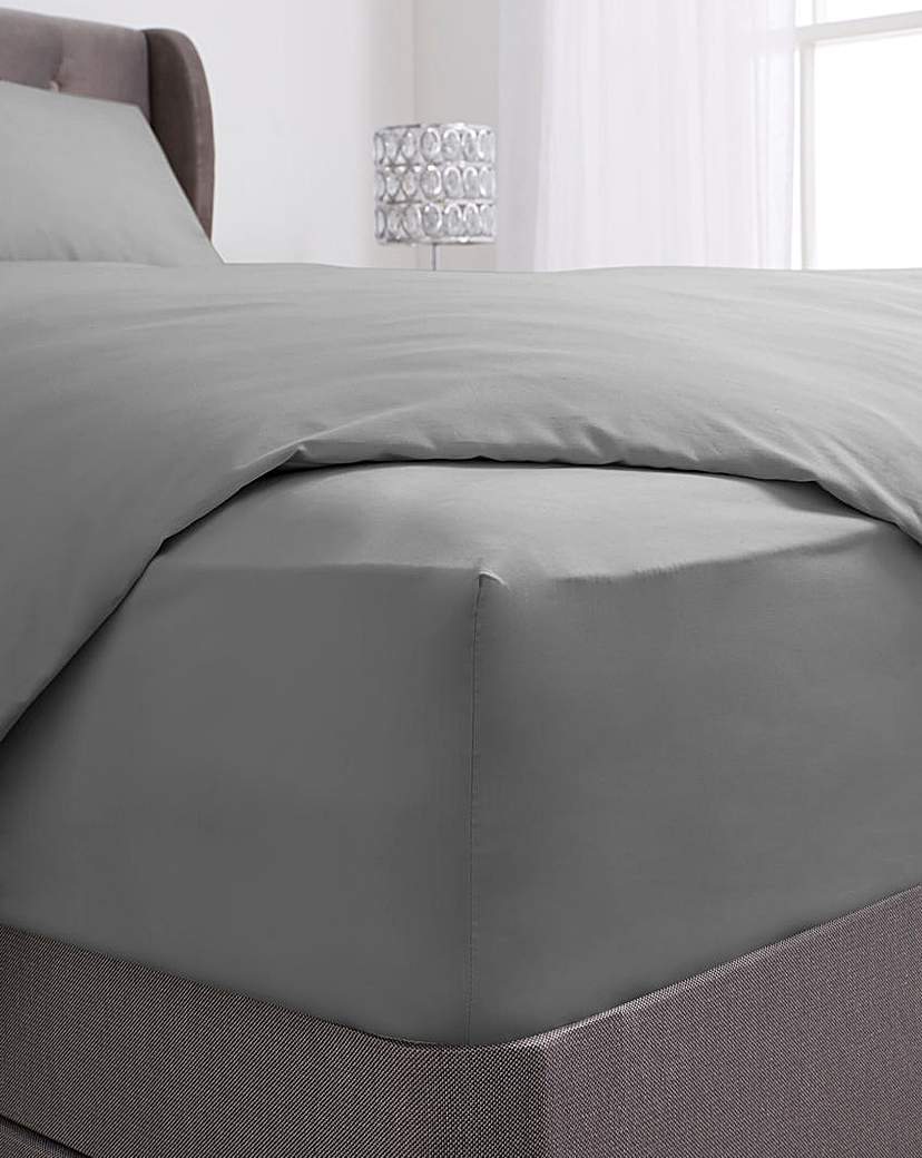 pure cotton extra deep fitted sheet
