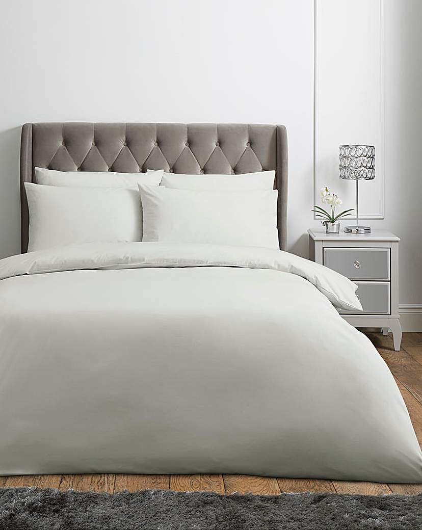 Cotton 200 Thread Count Duvet Cover - Ivory