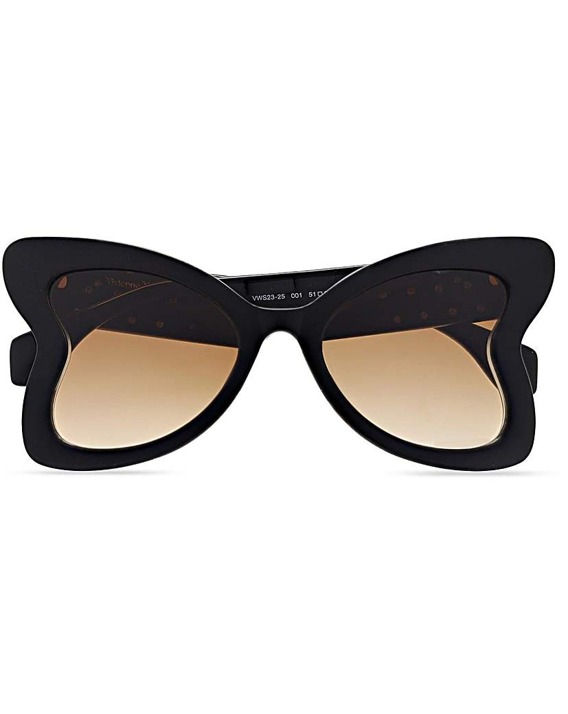 Vivienne Westwood Athalia Sunglasses - Gloss Black