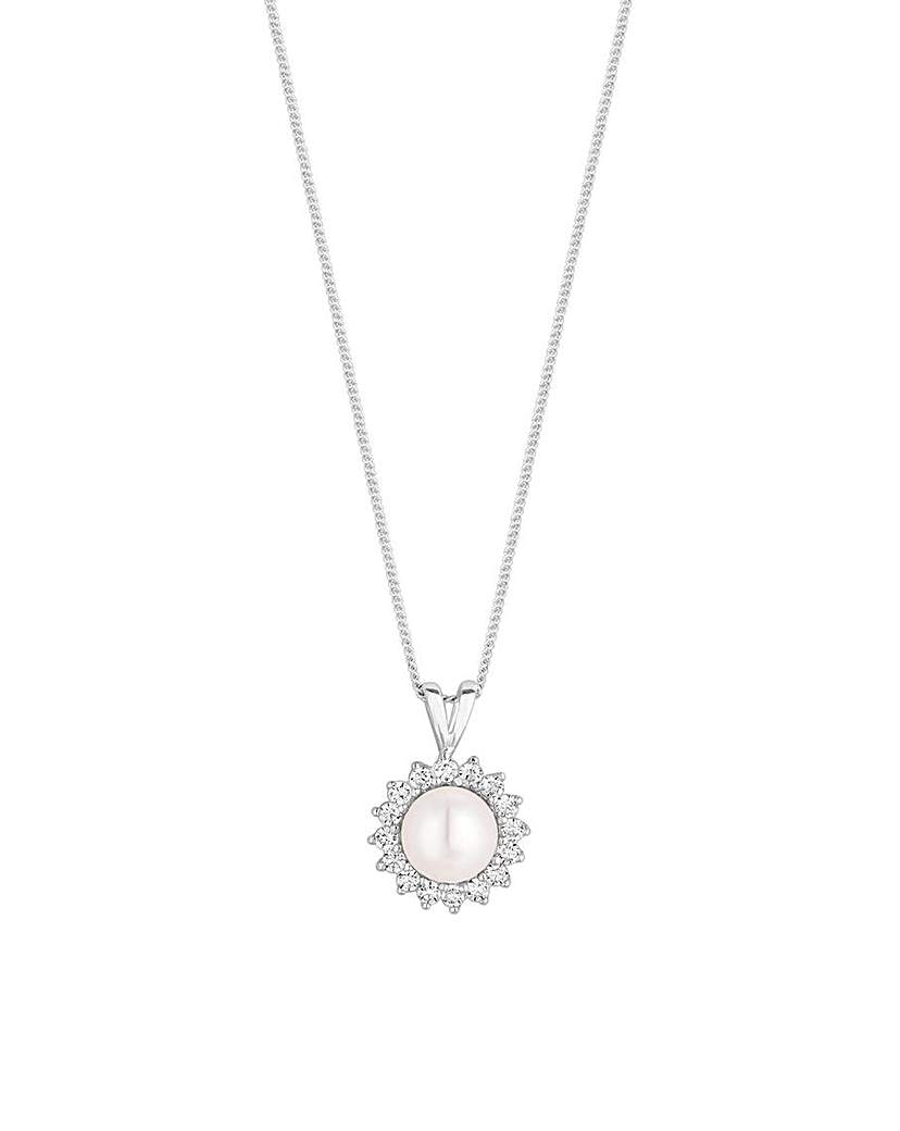 Simply Silver FWP Pendant Necklace