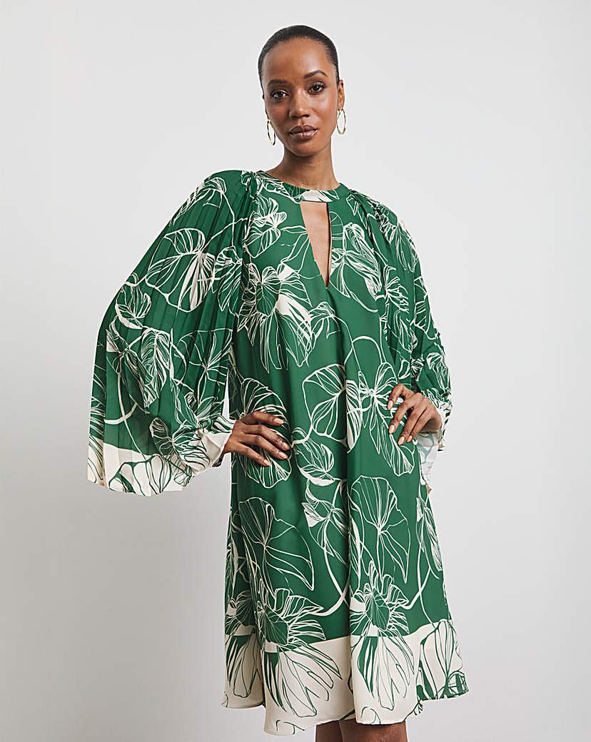 Joanna Hope Bat Wing Shift Dress