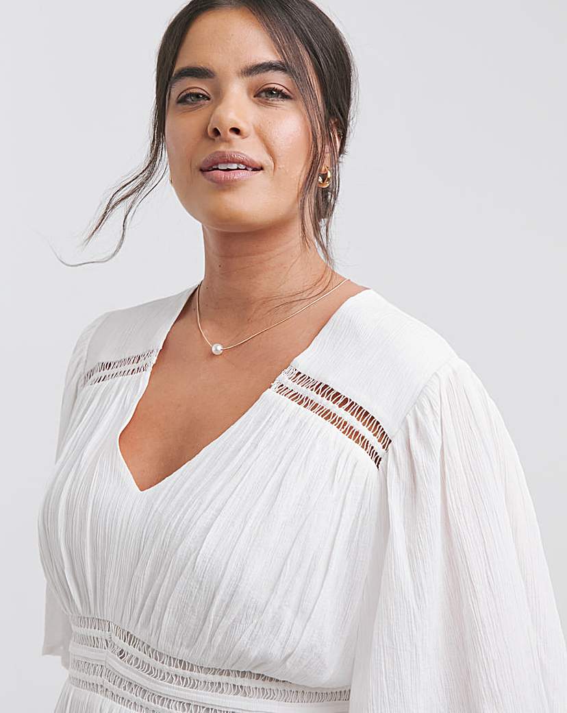 Joanna Hope Crinkle Maxi Dress
