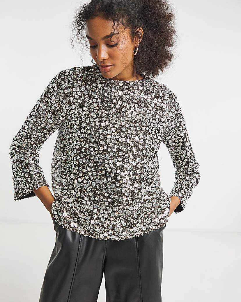 New In - Joanna Hope Beaded Top
