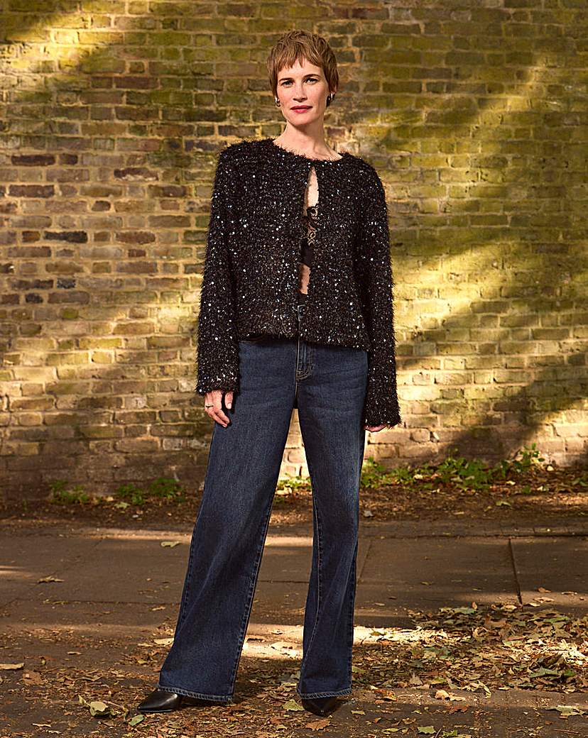 New In - Joanna Hope Sequin Jacket