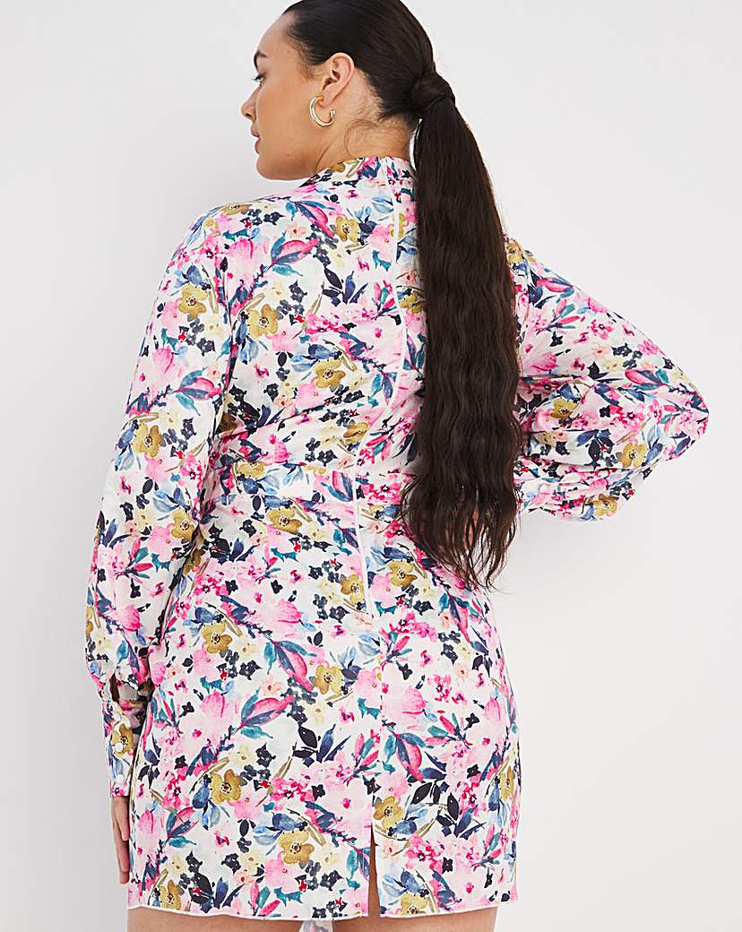 Little Mistress Puff Sleeve Dress