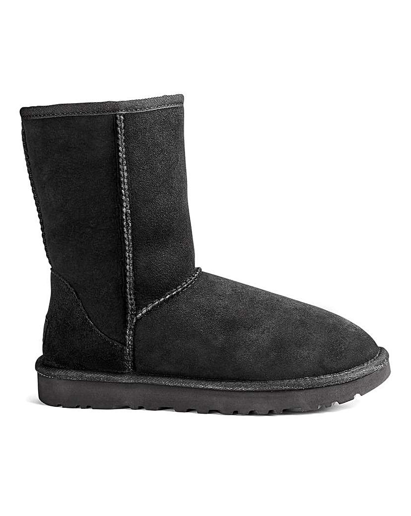 Ugg Classic Short II Black Boots