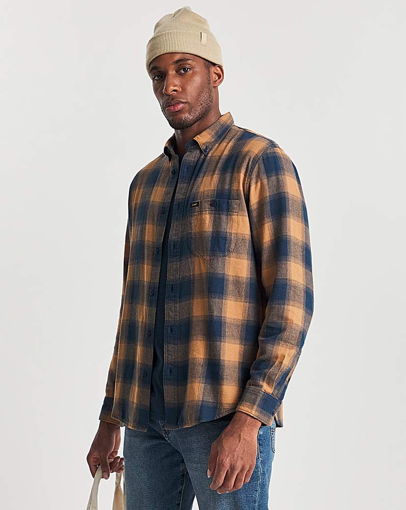 Lee Long Sleeve Flannel Check Shirt