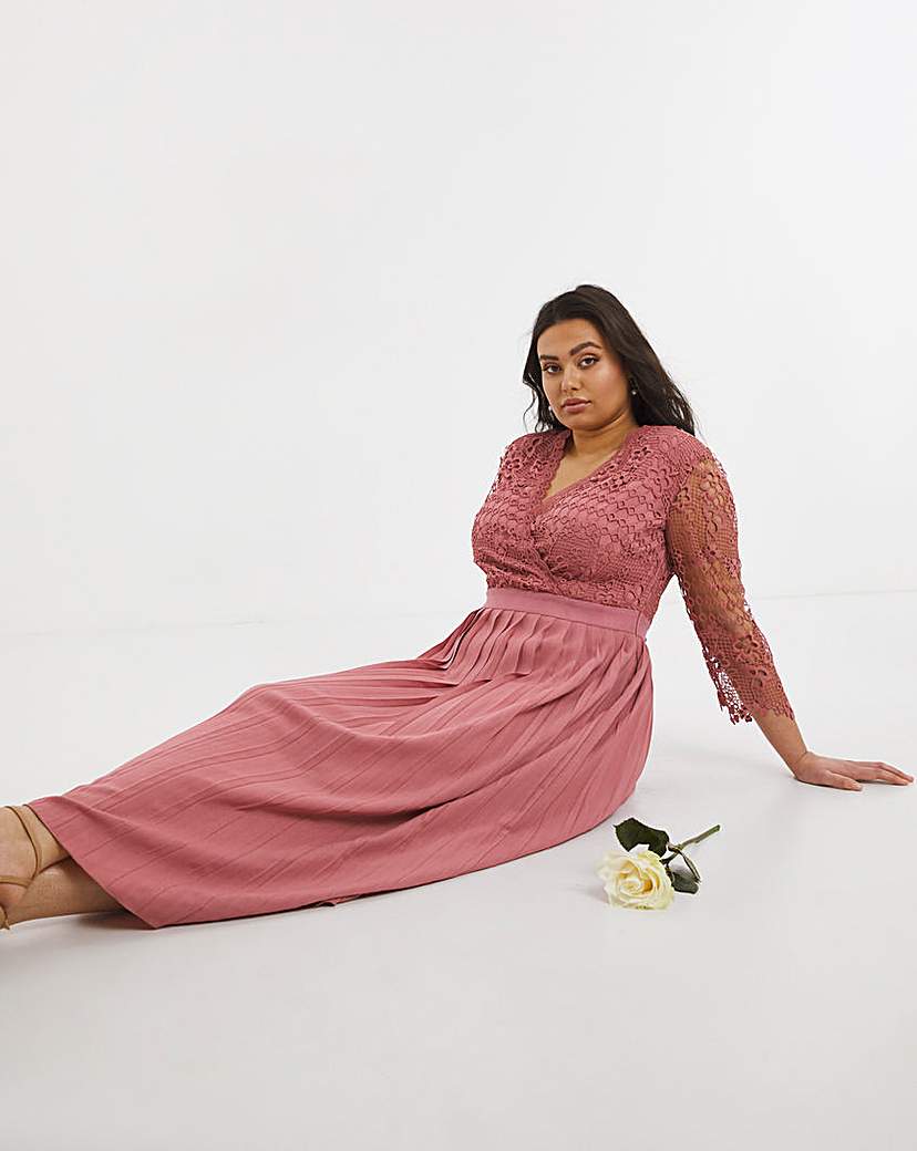 Little Mistress Crochet Midaxi Dress
