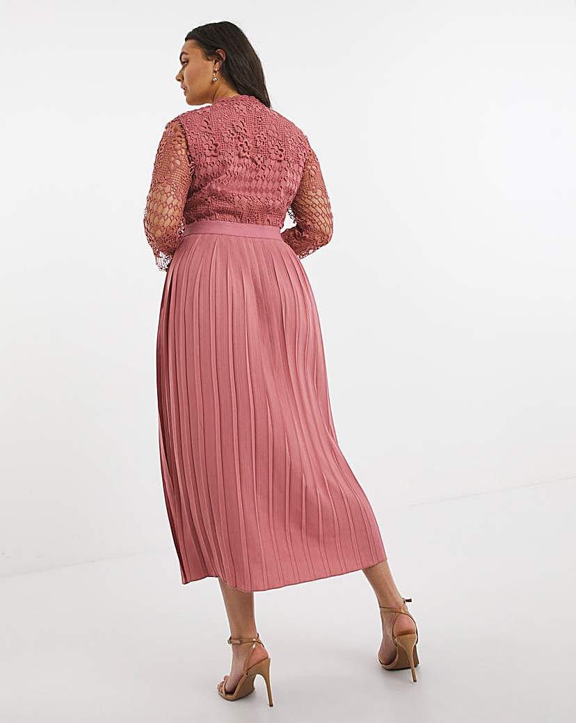 Little Mistress Crochet Midaxi Dress