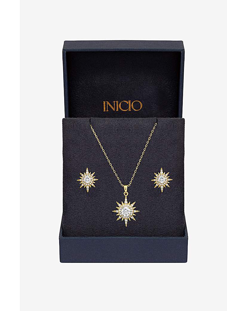 Gold Crystal Star Set