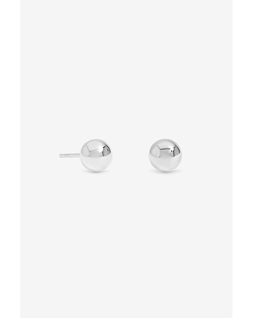 Silver 6mm Polished Ball Studs