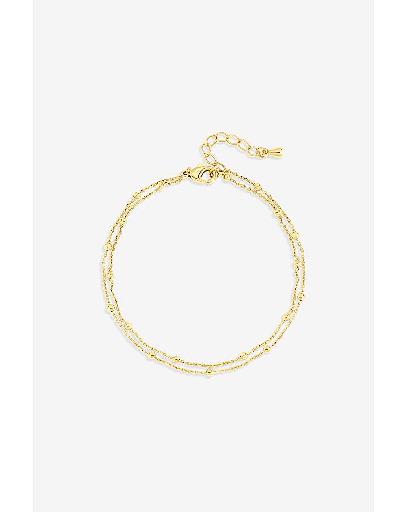 Gold Double Row Bracelet