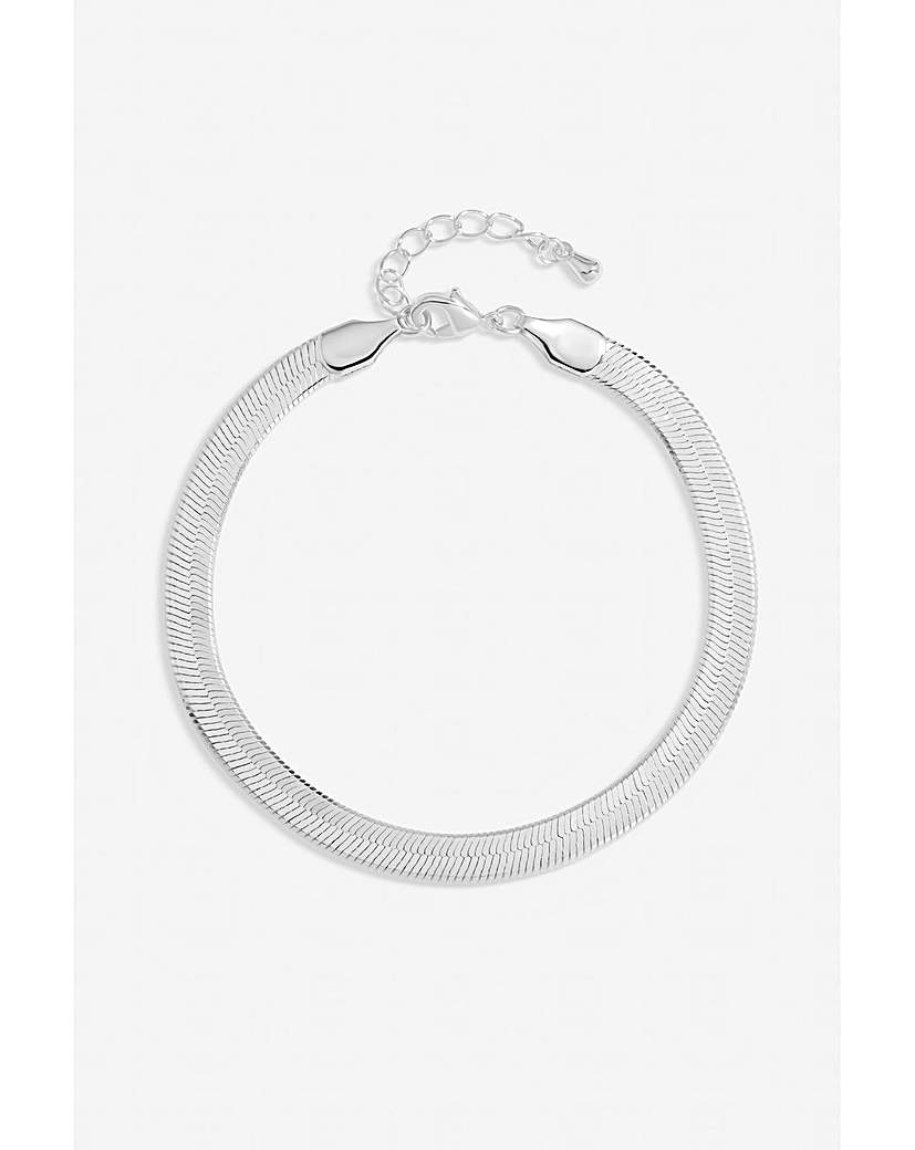 Silver Snake Chain Bracelet