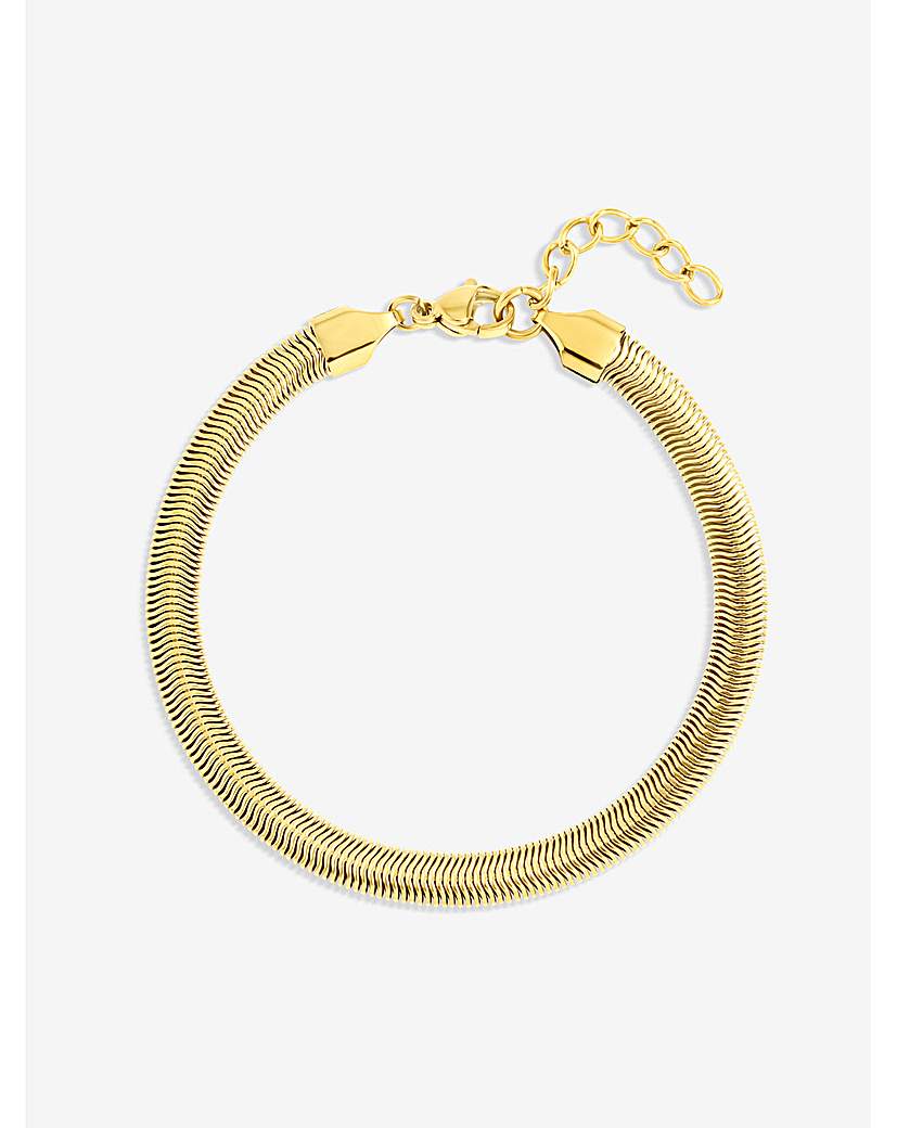 Gold Snake Chain Bracelet