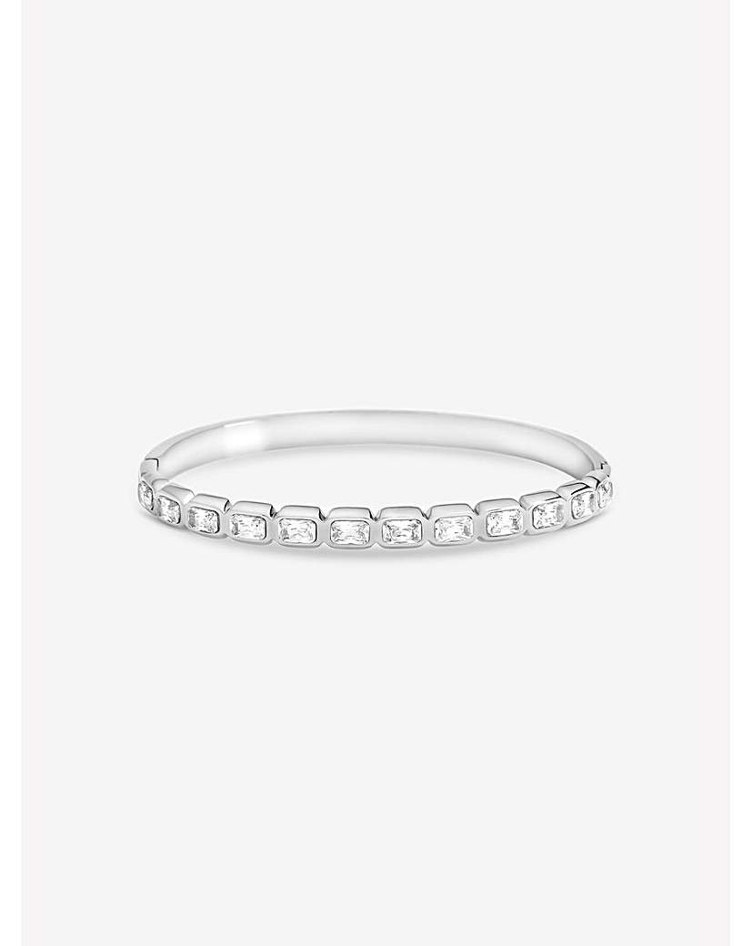 Gold Crystal Stone Bangle