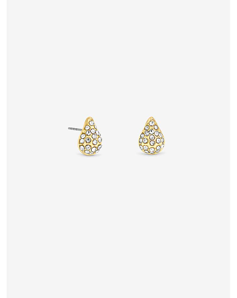 Gold & Pave TearStuds