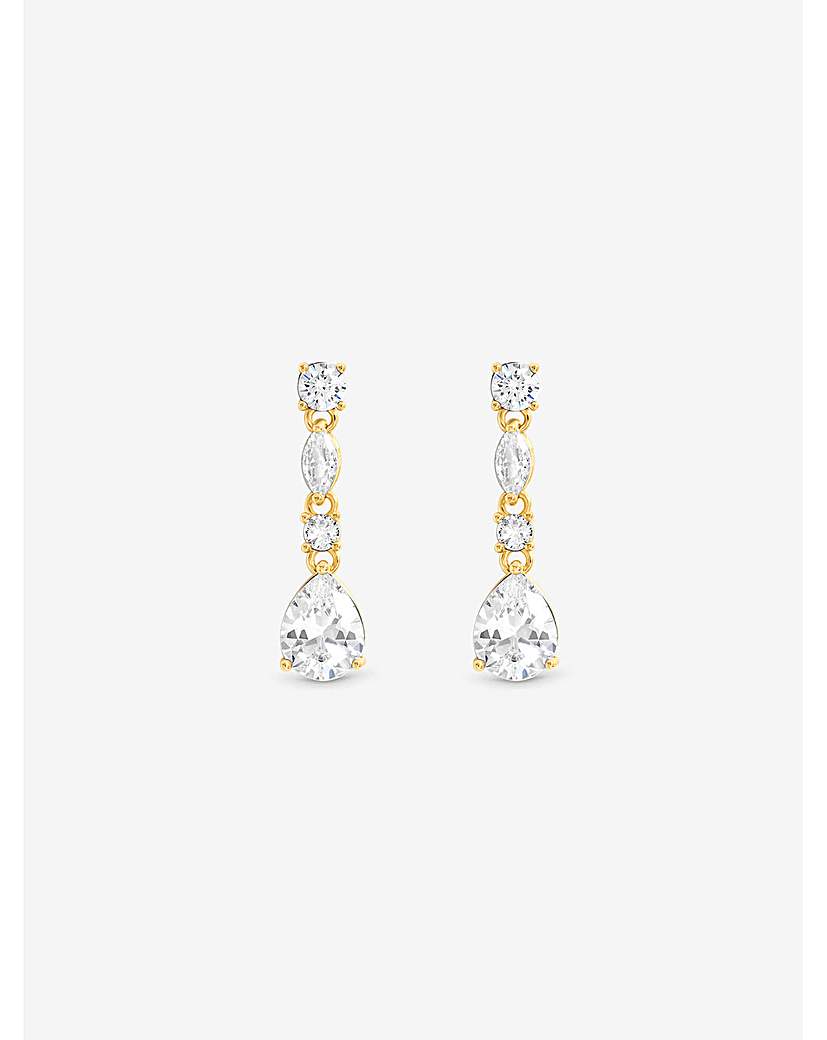 Gold & Crystal Multistone Earrings