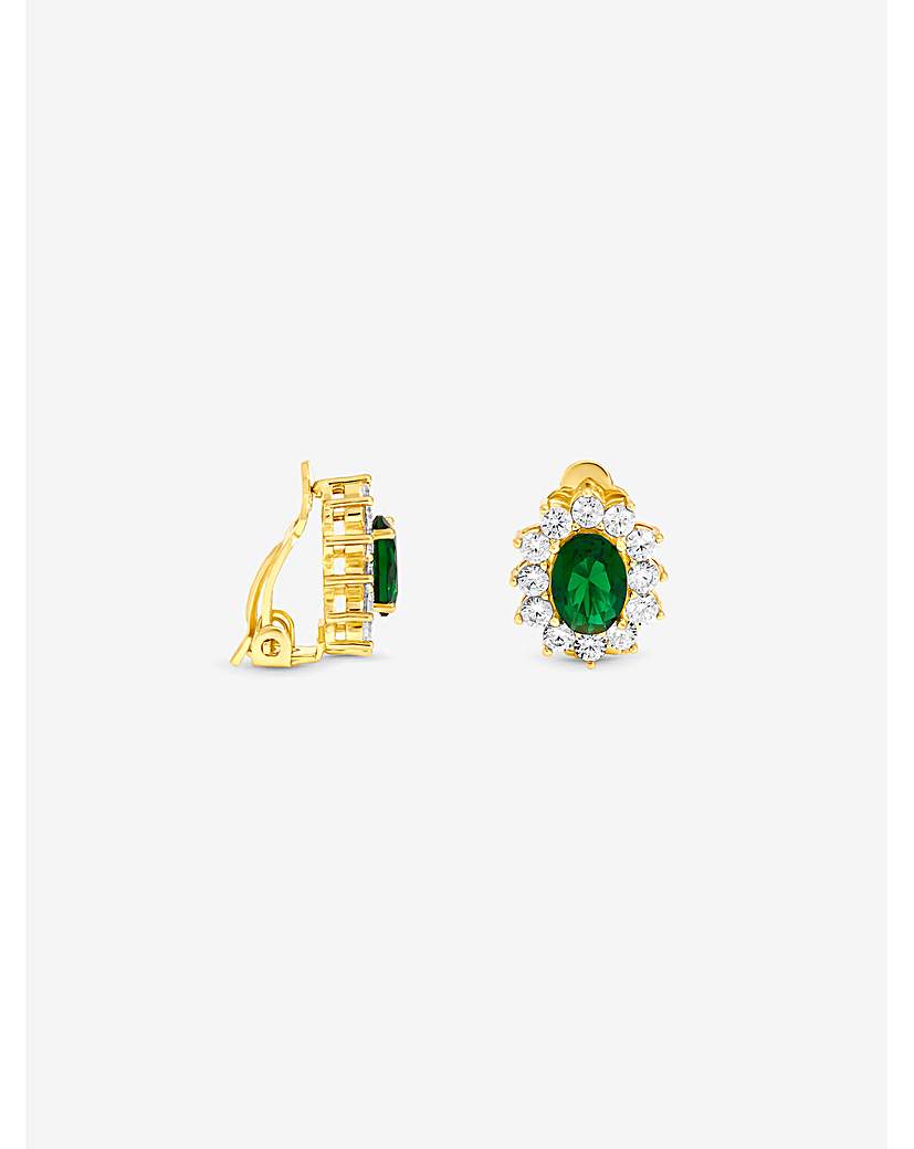 Gold & Vintage Halo Earrings