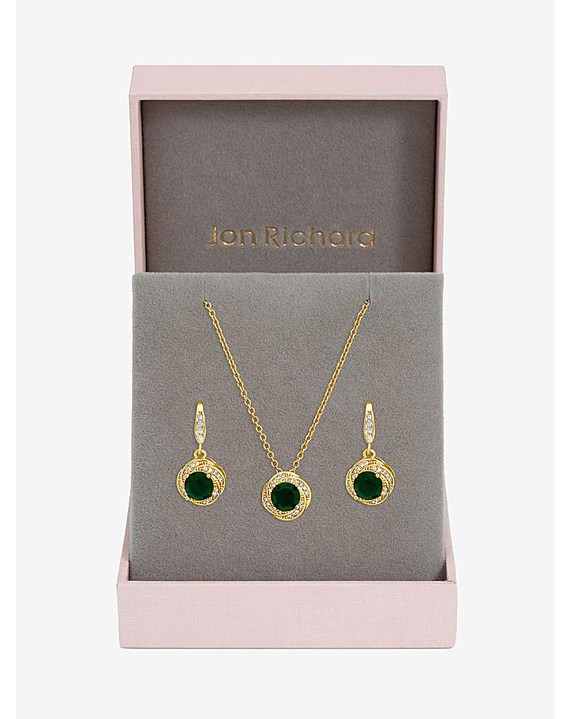 Gold Plated And Emerald Box Set