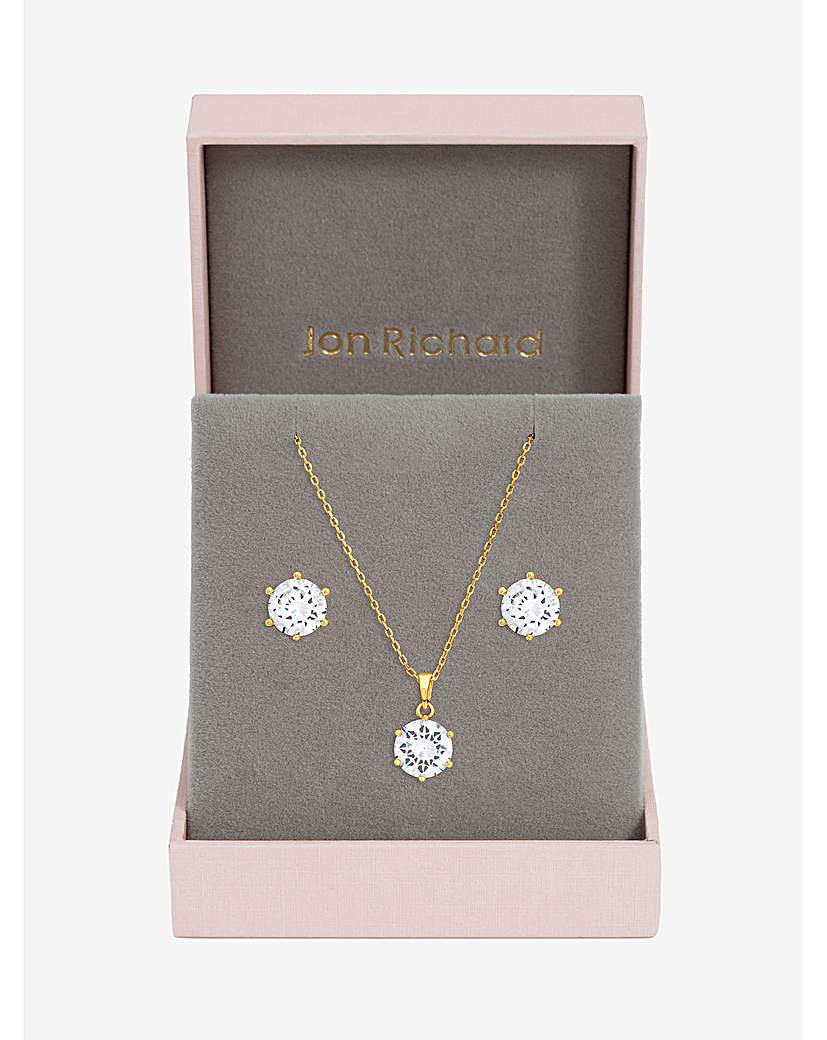 Gold CZ Pendant