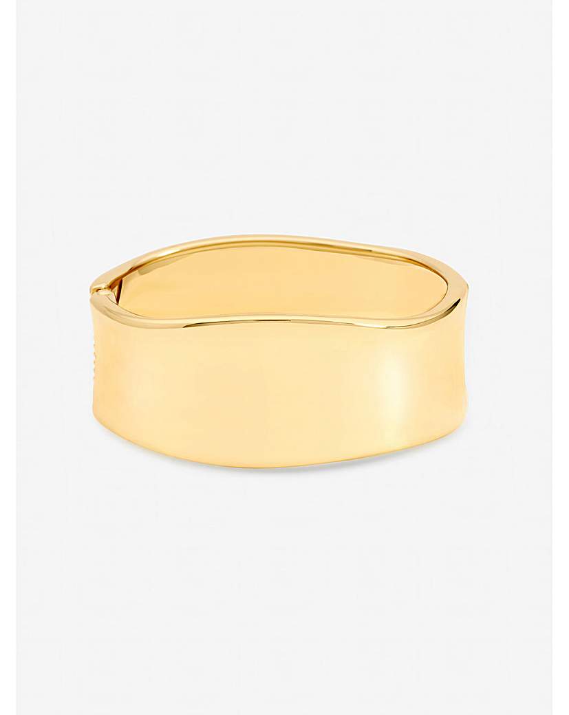 Gold Large Curve Cuff