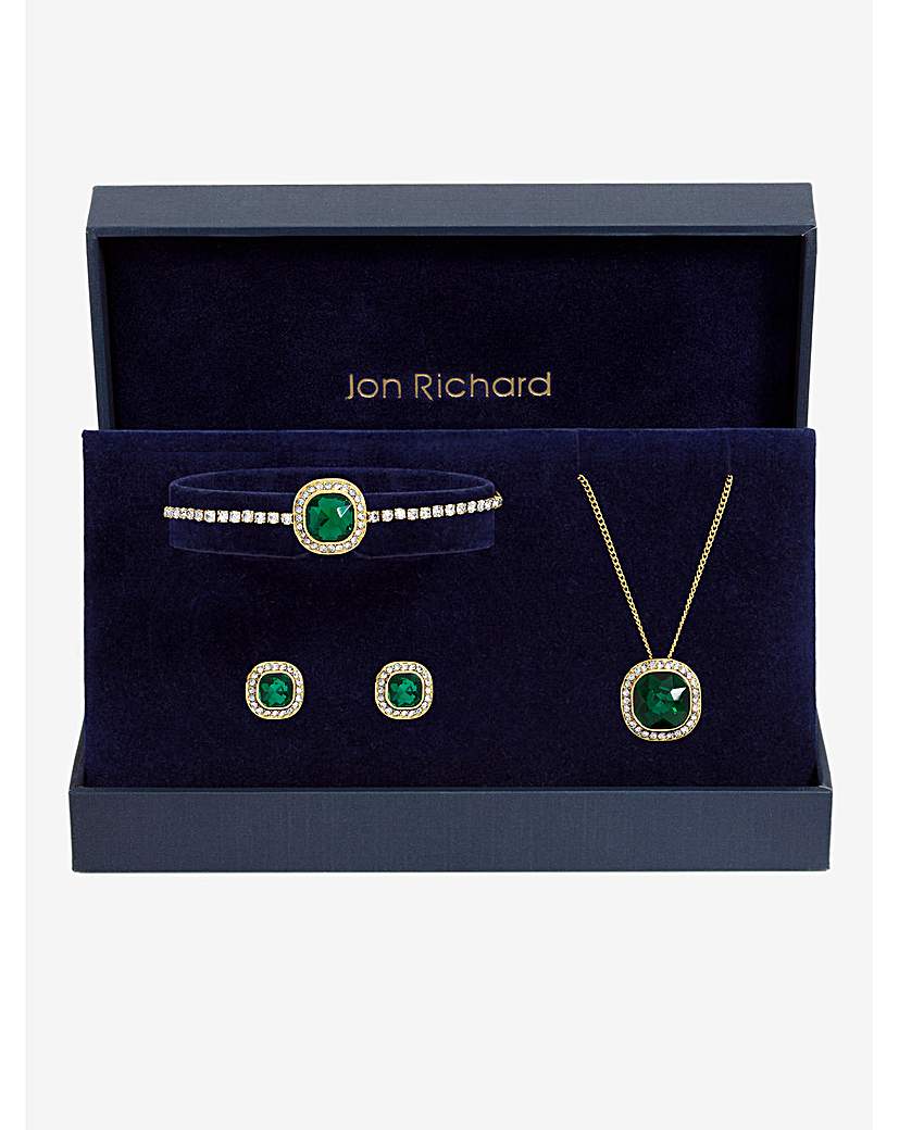 Gold Crystal Set Gift Box