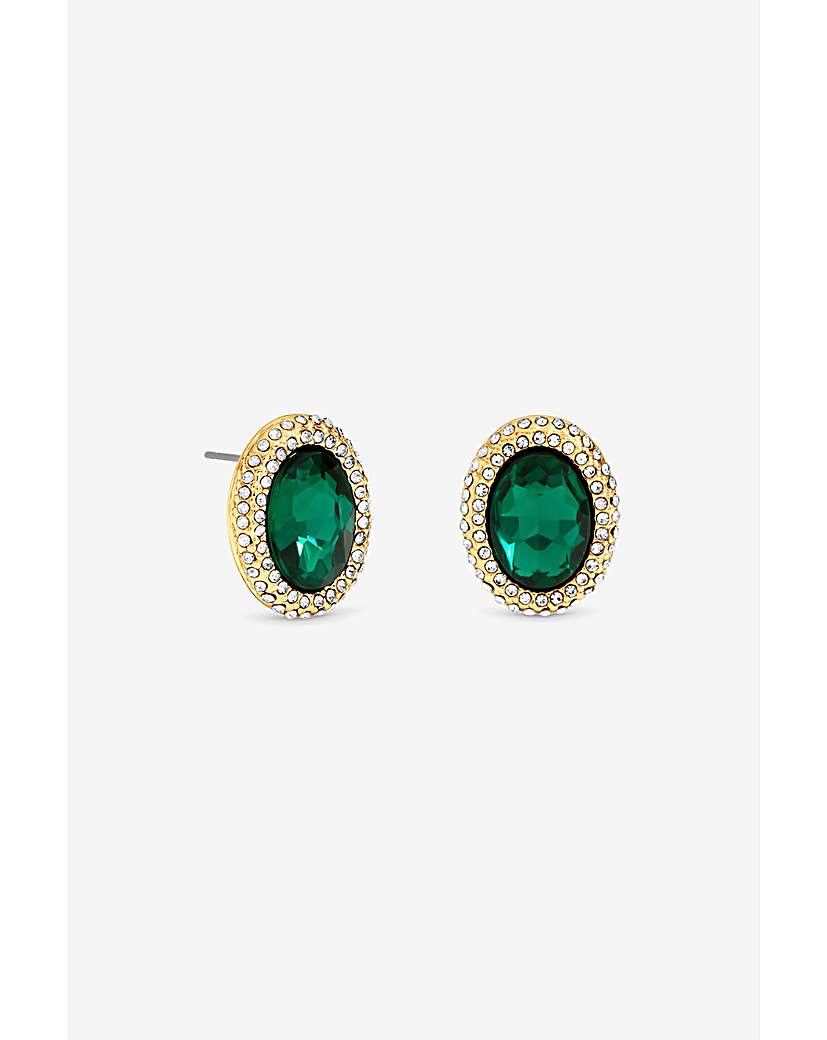 Gold Crystal & Studs