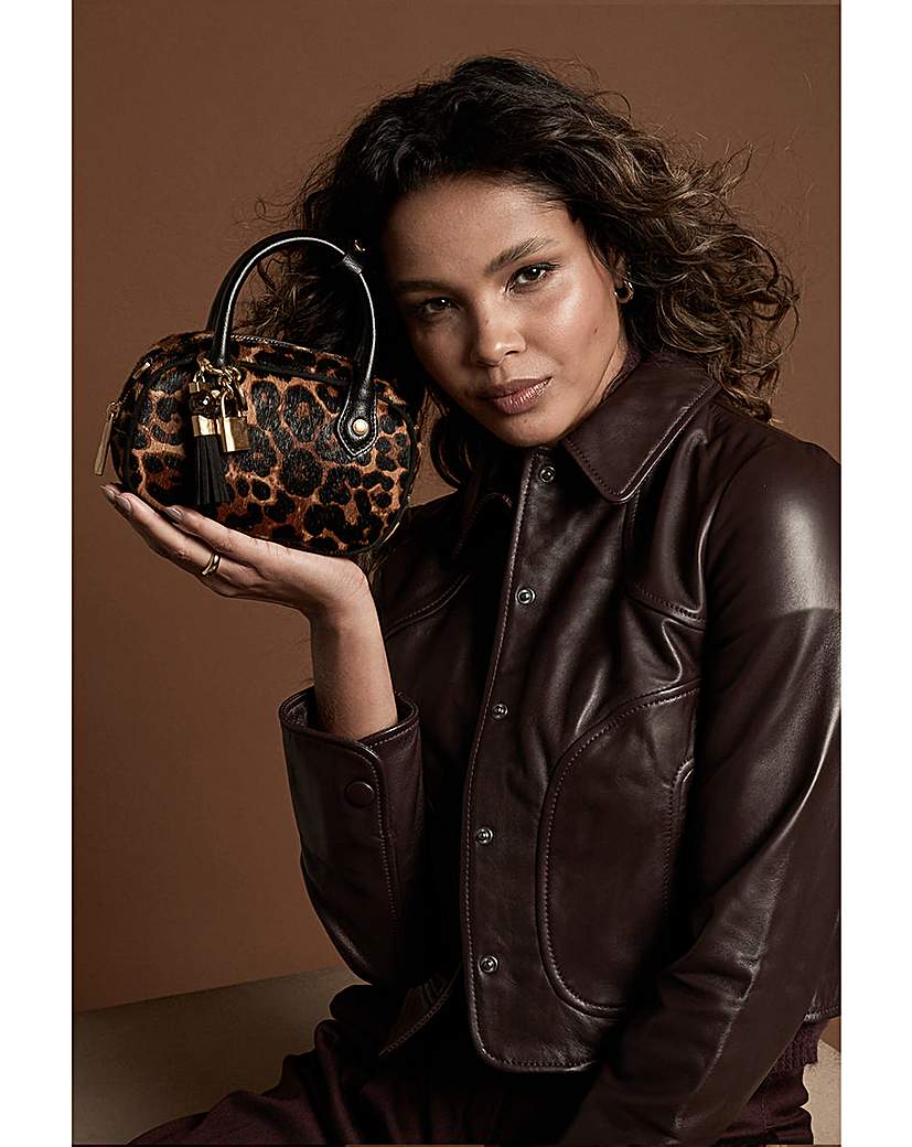 Luella Grey Ruthanna Leopard Cowhide